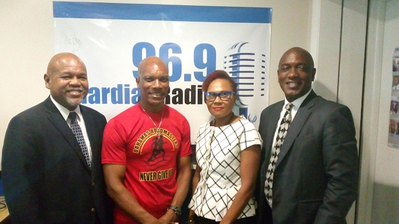 Promoting the 2018 Bahamas half Marathon on guardian radio 96,9