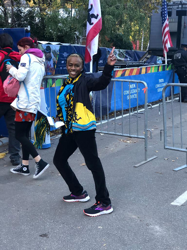 Linda Williams at NY Marathon